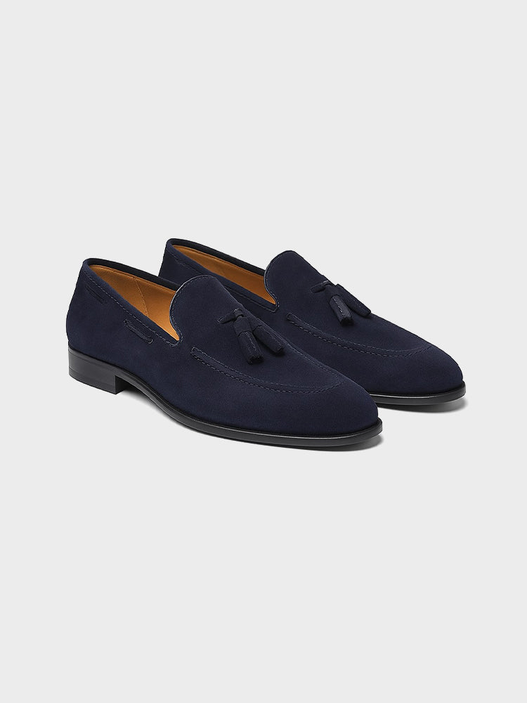 Mocasines de ante con borla