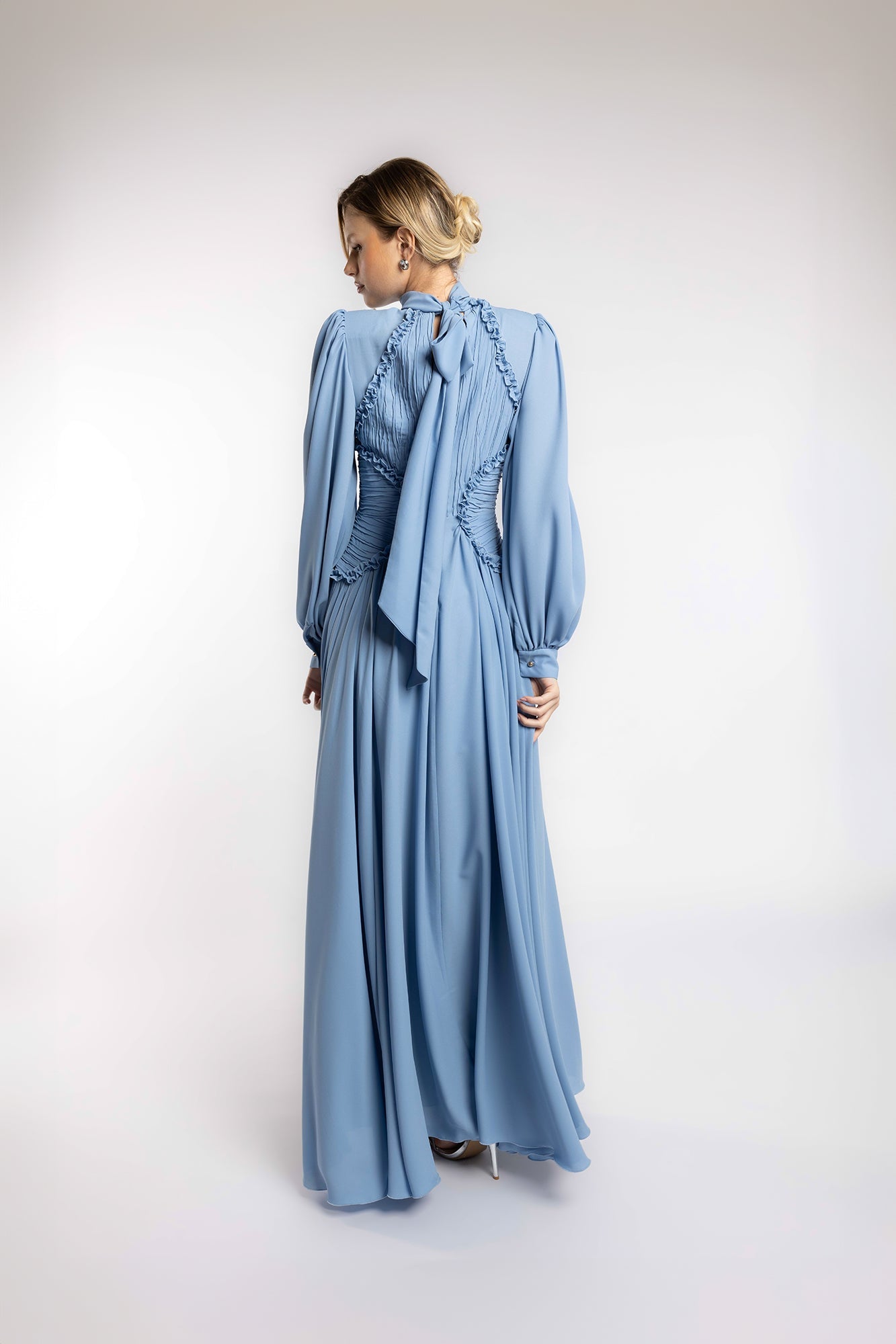 VESTIDO CELESTE SUSPIRO