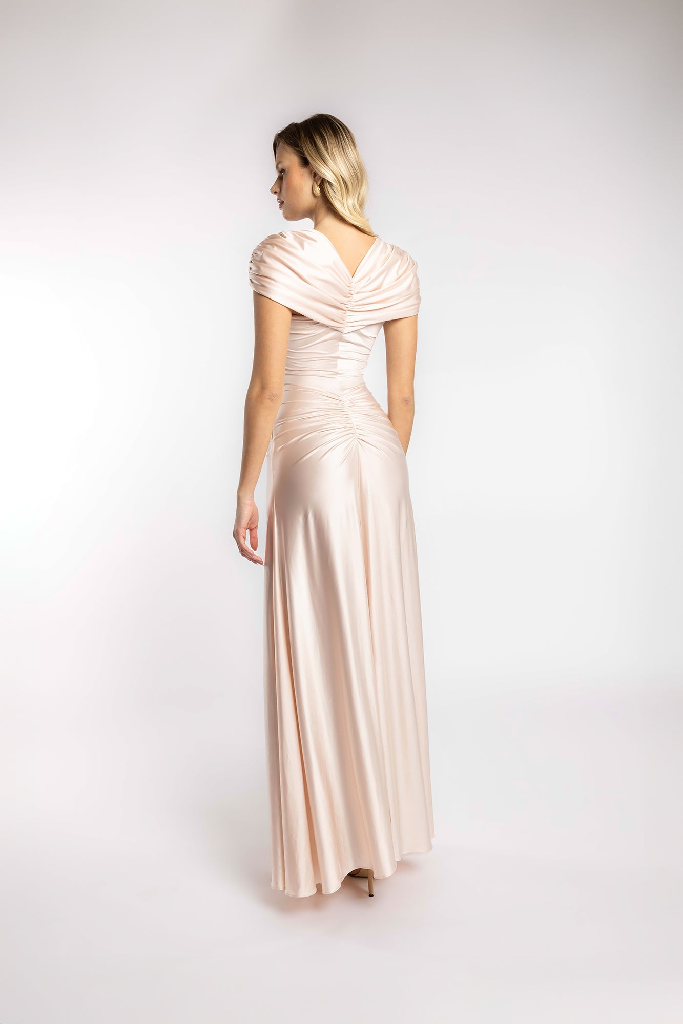 VESTIDO ESPEJISMO DORADO