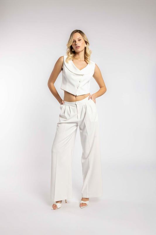 CHALECO ELEGANCIA DE MARFIL