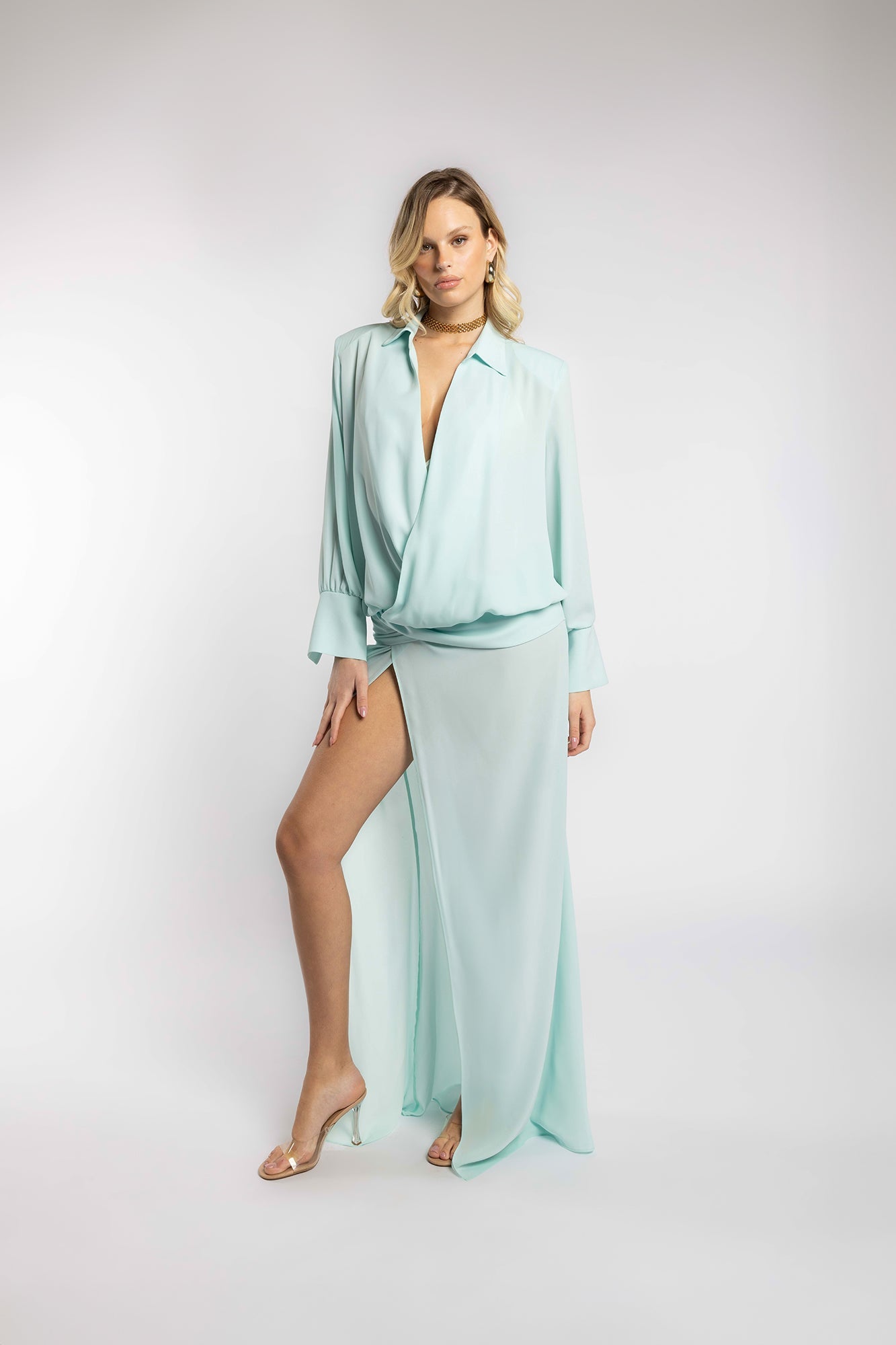 VESTIDO ESPEJISMO DE AGUA DULCE