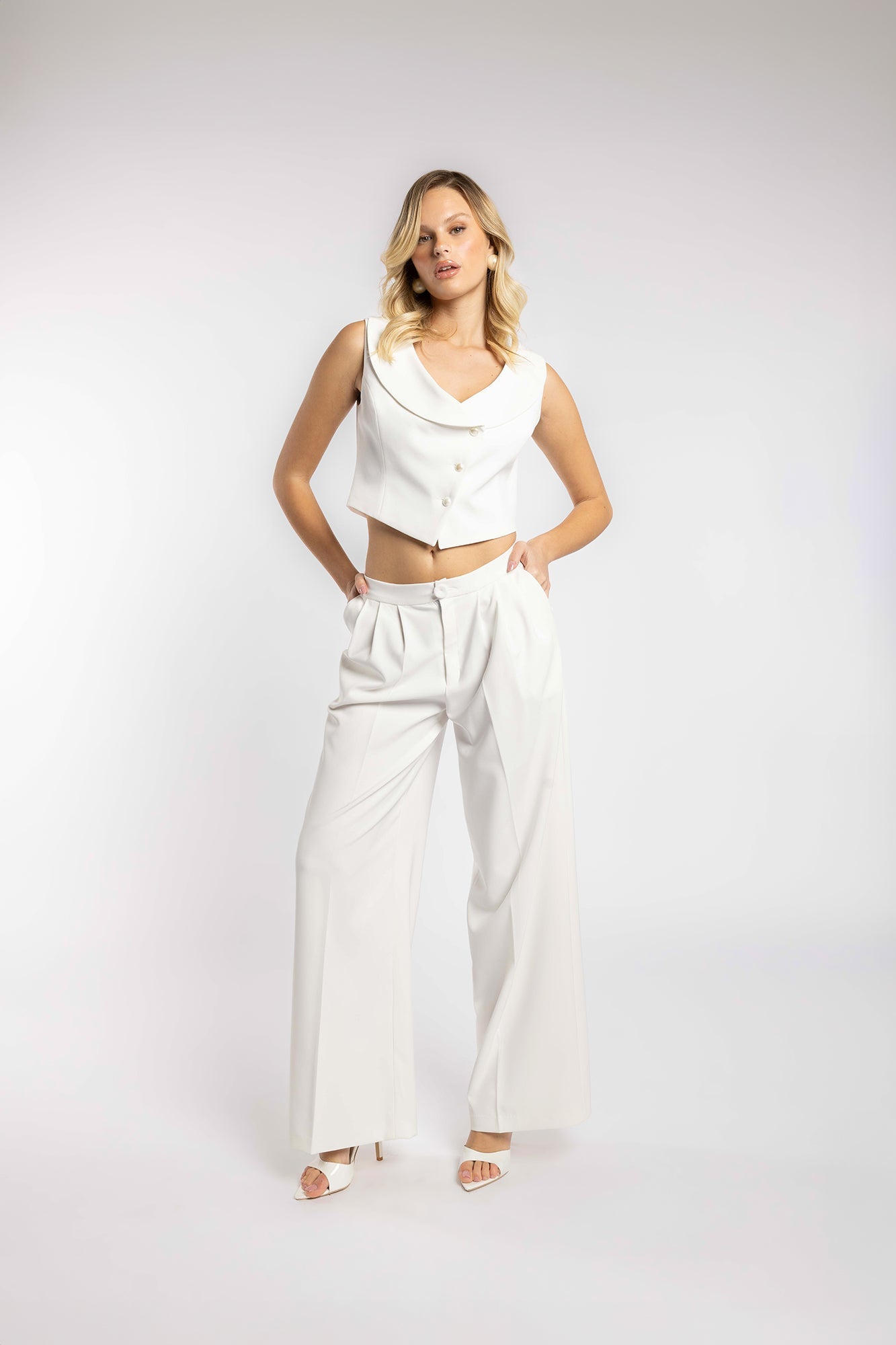 PANTALONES FLUJO DE MARFIL