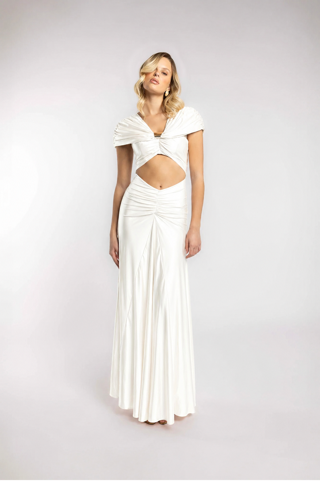 VESTIDO ESPEJISMO DORADO